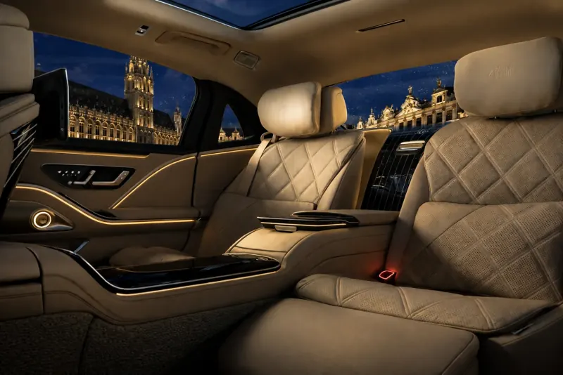 Interior of the Mercedes-Benz S-Class LWB